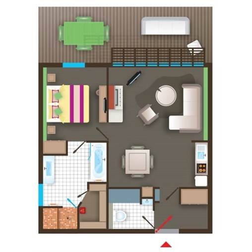 VIP cottage BD451 at Le Bois aux Daims